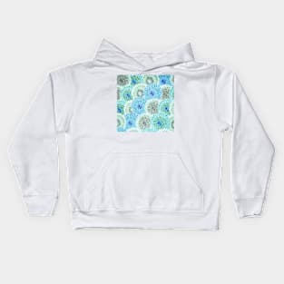 Ice Dahlias Kids Hoodie